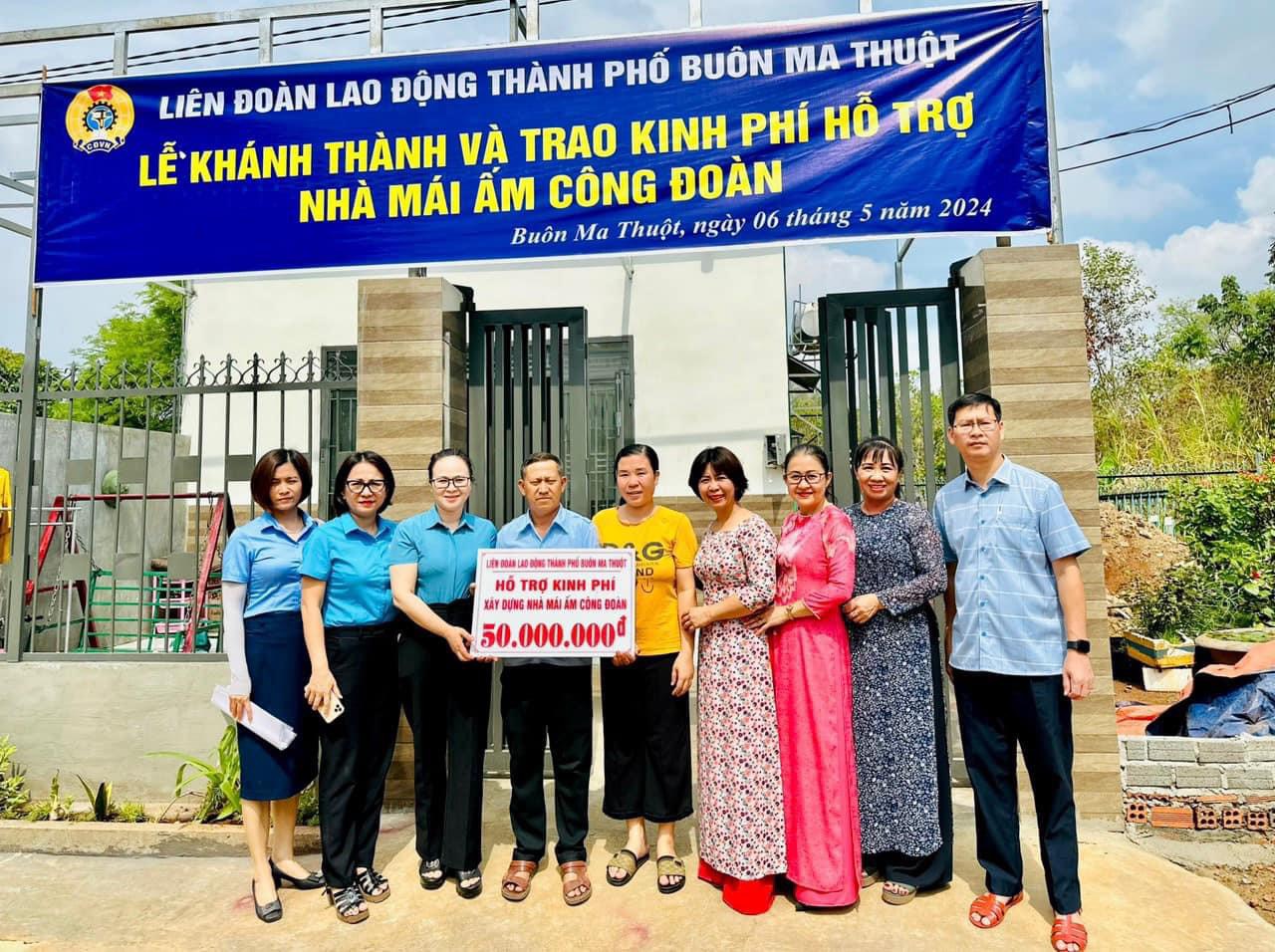 Nghĩa tình ấm áp từ những ngôi nhà “Mái ấm Công đoàn”